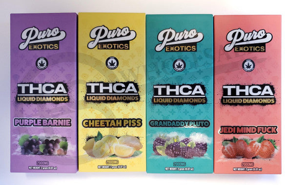 Puro Exotics THC-A Liquid Diamonds Disposable 2g