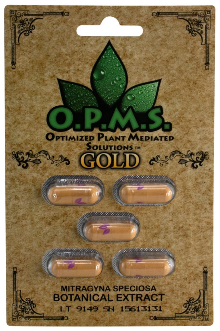 OPMS Gold Kratom Capsules