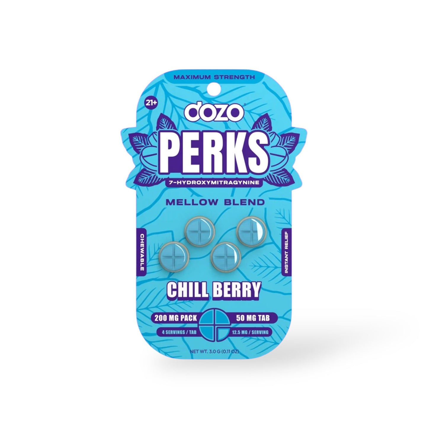 Dozo Perks 7-hydroxymitragynine Maximum Strength 50mg